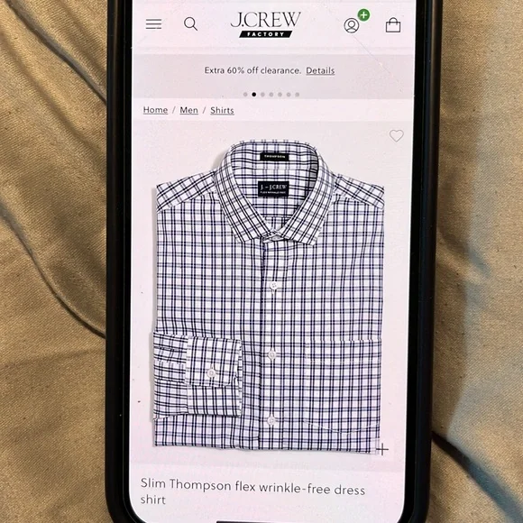 J. Crew Factory | Shirts | J Crew Slim Thomson Flex Wrinkle Free Dress Shirt  | Poshmark